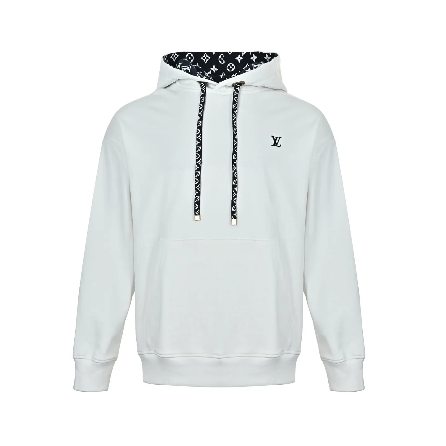 Louis Vuitton/Louis Vuitton Floral Cable Hooded Sweatshirt